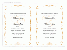 43 Printable Wedding Invitation Flyer Template With Stunning Design with Wedding Invitation Flyer Template