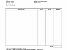 43 Report Blank Hourly Invoice Template Templates for Blank Hourly Invoice Template