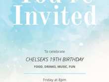 Invitation Card Format Simple