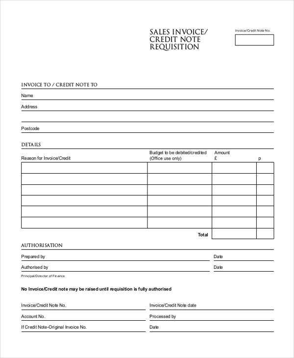 43 Standard Blank Sales Invoice Template Photo with Blank Sales Invoice Template