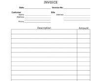 43 Standard Job Invoice Template Free Layouts with Job Invoice Template Free