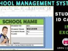 43 Standard Student Id Card Template Excel Templates with Student Id Card Template Excel