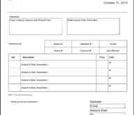 43 Visiting Invoice Template For Notary Formating by Invoice Template For Notary