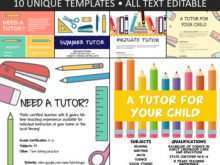 43 Visiting Tutoring Flyers Template For Free with Tutoring Flyers Template