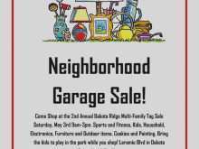 Yard Sale Flyer Template