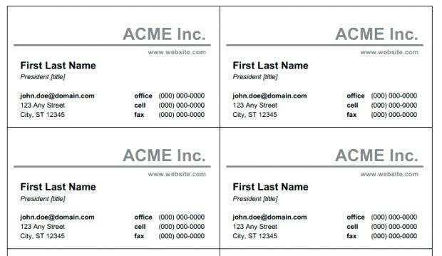 44 Adding Business Card Print Template Word Now for Business Card Print Template Word