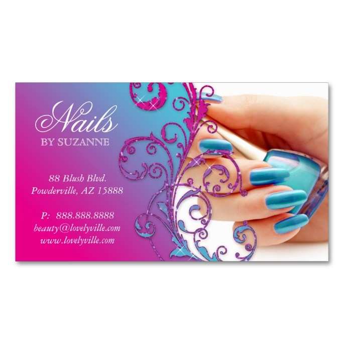 44 Adding Business Card Templates For Nail Salon Download with Business Card Templates For Nail Salon