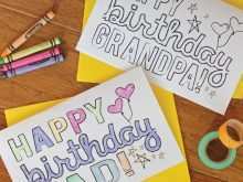 44 Adding Grandad Birthday Card Template in Word for Grandad Birthday Card Template