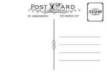 44 Adding Postcard Template Black And White Layouts with Postcard Template Black And White