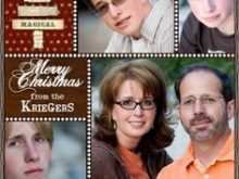 44 Best Christmas Card Templates Multiple Photos for Ms Word by Christmas Card Templates Multiple Photos