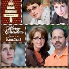 44 Best Christmas Card Templates Multiple Photos for Ms Word by Christmas Card Templates Multiple Photos