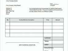 44 Best Generic Contractor Invoice Template For Free by Generic Contractor Invoice Template