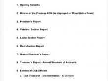 44 Best Sample Agm Agenda Template For Free for Sample Agm Agenda Template