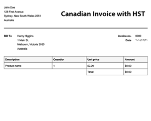 44 Blank Invoice Template Canada Photo by Invoice Template Canada