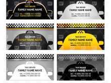 44 Blank Taxi Name Card Template Layouts for Taxi Name Card Template