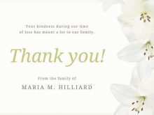 44 Blank Thank You Card Template Death Formating for Thank You Card Template Death