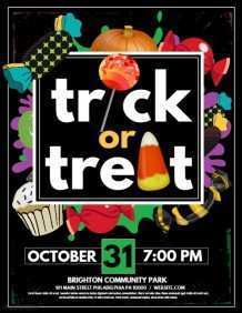 44 Create Trick Or Treat Flyer Templates PSD File for Trick Or Treat Flyer Templates