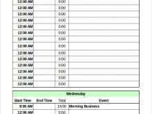 44 Creating A Daily Schedule Template Download for A Daily Schedule Template