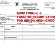 44 Creating Deped Senior High School Report Card Template Layouts by Deped Senior High School Report Card Template