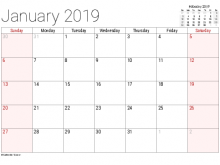 44 Customize Daily Calendar 2019 Template Download with Daily Calendar 2019 Template