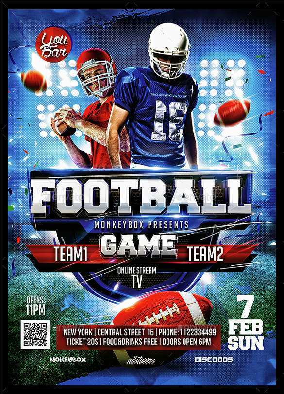 44 Customize Football Flyer Templates PSD File by Football Flyer Templates
