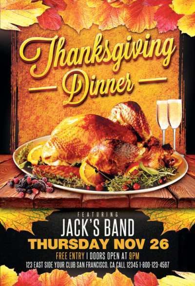 44 Customize Free Thanksgiving Flyer Template Templates by Free Thanksgiving Flyer Template