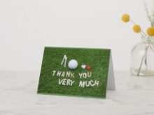44 Customize Golf Thank You Card Template for Ms Word by Golf Thank You Card Template