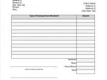 44 Customize Invoice Template For Cleaning Company in Word by Invoice Template For Cleaning Company
