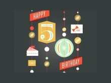 50Th Birthday Card Template Free