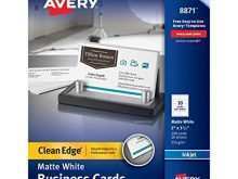 Avery Business Card Template 12 Per Sheet