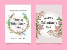 44 Customize Our Free Flower Valentine Card Templates Maker with Flower Valentine Card Templates