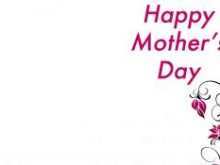 44 Customize Our Free Mothers Day Card Templates Free for Ms Word with Mothers Day Card Templates Free