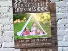44 Customize Our Free Rustic Christmas Card Templates With Stunning Design with Rustic Christmas Card Templates