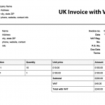 44 Customize Our Free Sole Trader No Vat Invoice Template in Word for Sole Trader No Vat Invoice Template