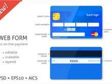44 Format Credit Card Template Html Formating by Credit Card Template Html