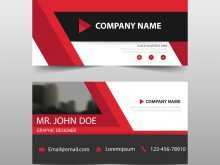 44 Free Business Card Template Red PSD File for Business Card Template Red