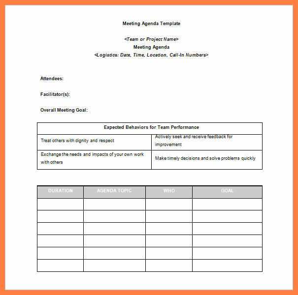 44 Free Meeting Agenda Template Excel In Word By Meeting Agenda Template Excel Cards Design Templates