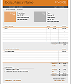 Human Resources Consulting Invoice Template