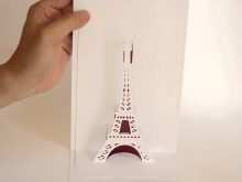 44 Free Printable Pop Up Card Eiffel Tower Template for Ms Word with Pop Up Card Eiffel Tower Template