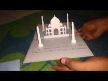 44 Free Printable Pop Up Taj Mahal Card Tutorial Origamic Architecture PSD File by Pop Up Taj Mahal Card Tutorial Origamic Architecture