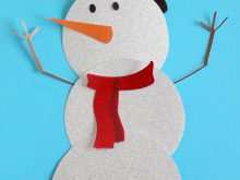 44 Free Printable Snowman Card Template Free PSD File by Snowman Card Template Free