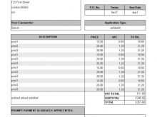 44 Free Printable Vat Tax Invoice Template Download with Vat Tax Invoice Template
