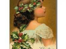 44 Free Victorian Christmas Card Templates Templates by Victorian Christmas Card Templates