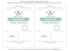 Wedding Invitation Card Template For Word