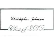 44 Graduation Name Card Template Free in Word with Graduation Name Card Template Free