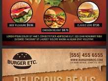 44 How To Create Burger Promotion Flyer Template Download for Burger Promotion Flyer Template