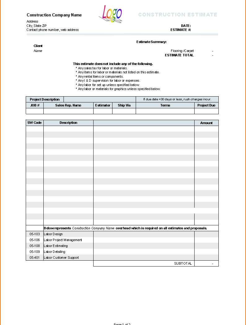 44 How To Create Construction Invoice Template Australia Layouts By Construction Invoice Template Australia Cards Design Templates