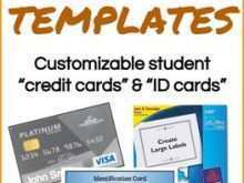 44 How To Create Credit Card Id Template by Credit Card Id Template