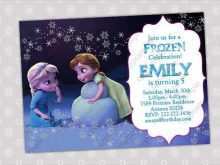 Elsa Birthday Card Template