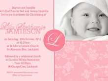 44 How To Create Invitation Card Christening Layout With Stunning Design with Invitation Card Christening Layout